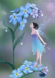 Открытки с незабудками  Открытки с незабудками бесплатно. Открытки с незабудками анимационные.