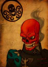 Открытки с Красным Черепом Открытки с Красным Черепом Иоганном Шмидтом из комиксов Марвел.