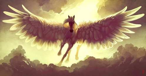 Открытки с пегасом Открытки с пегасом скачать бесплатно. анимационные Открытки с пегасом.