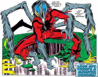 Открытки с Тарантулом Открытки с Тарантулом врагом Человека Паука из комиксов Марвел.