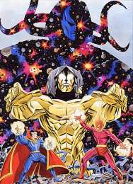 Открытки с Живым Трибуналом Открытки с Живым Трибуналом суперзлодеем из комиксов Марвел.