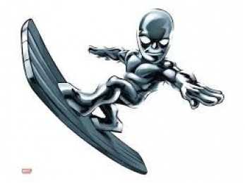 Открытки с Серебряным Сёрфером Открытки с Серебряным Сёрфером из комиксов Вселенной Марвел.