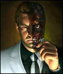 Открытки с Двуликим Открытки с Двуликим суперзлодеем из Вселенной комиксов ДС.   