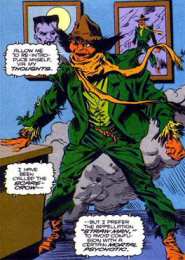 Открытки с Пугалом Открытки с Пугалом злодеем из комиксов про Бетмэна скачать бесплатно.