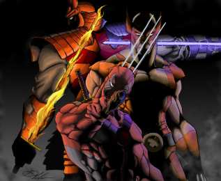 Открытки с Серебряным Самураем Открытки с Серебряным Самураем из комиксов Вселенной Марвел.