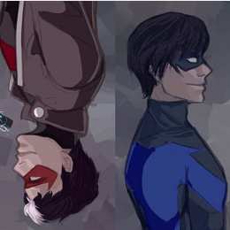 Открытки с Ночекрылым Открытки с Ночекрылым по комиксам ДС скачать бесплатно для детей.