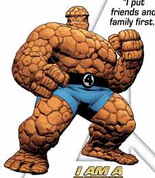 Открытки с Существом Открытки с Существом из Фантастической Четверки Вселенной Марвел.