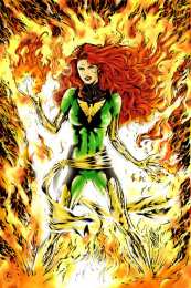 Открытки с Фениксом Открытки с Фениксом Джин Грей из комиксов про Людей Икс.    