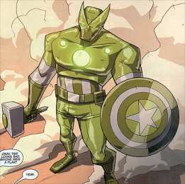 Открытки с Супер - Адаптоидом Открытки с Супер - Адаптоидом врагом Тора из комиксов Марвел.