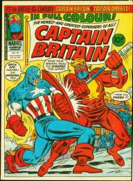 Открытки с Капитаном Британией Открытки с Капитаном Британией из комиксов Марвел скачать.   