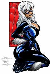 Открытки с Черной Кошкой Открытки с Черной Кошкой из Спайдермена по комиксам Марвел. 