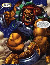 Открытки с Уликом Открытки со зверем из комиксов Вселенной Марвел Уликом скачать.