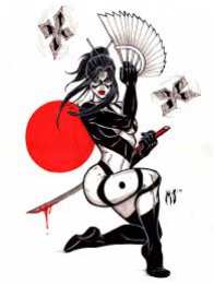 Открытки с Леди Меченой Открытки с Леди Меченой из комиксов Вселенной Марвел скачать.