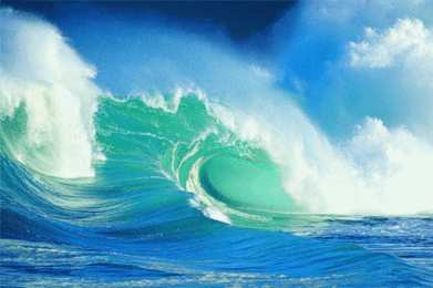 Открытки с волнами  Открытки с волнами скачать бесплатно. Открытки с волнами gif.