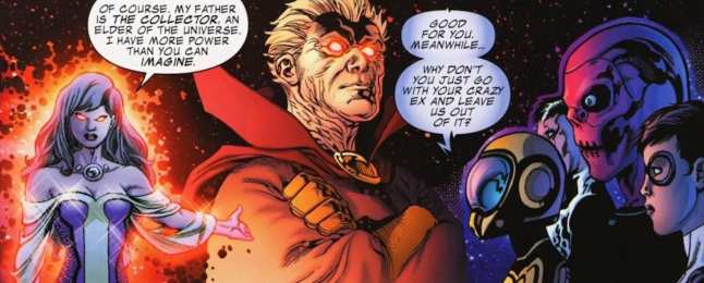 Открытки с Коллекционером Открытки с Коллекционером из серии комиксов от Марвел скачать.