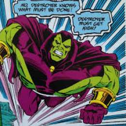 Открытки с Драксом Разрушителем  Открытки с Драксом Разрушителем врагом Тора из комиксов Марвел.