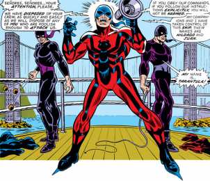 Открытки с Тарантулом Открытки с Тарантулом врагом Человека Паука из комиксов Марвел.