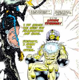 Открытки с Живым Трибуналом Открытки с Живым Трибуналом суперзлодеем из комиксов Марвел.