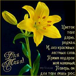 Открытки с лилейниками  Открытки с лилейниками анимационные. Открытки с лилейниками gif.