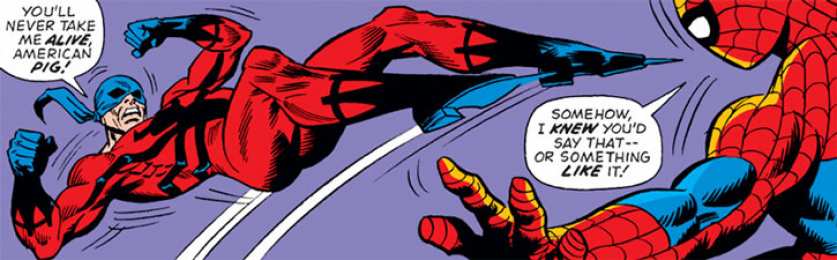 Открытки с Тарантулом Открытки с Тарантулом врагом Человека Паука из комиксов Марвел.