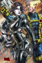 Открытки с Кейблом Открытки с Кейблом из комиксов про Дедпула скачать бесплатно.