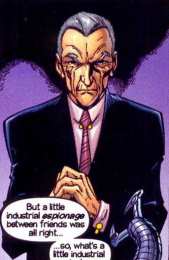 Открытки с Джастином Хаммером Открытки с Джастином Хаммером из комиксов про Человека Паука.