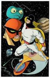 Открытки с Космическим Призраком Открытки с Космическим Призраком из комиксов ДС скачать бесплатно.
