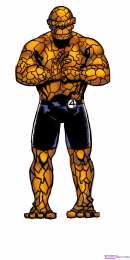 Открытки с Существом Открытки с Существом из Фантастической Четверки Вселенной Марвел.