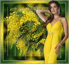 Открытки с мимозой  Открытки с мимозой скачать бесплатно. Открытки с мимозой онлайн.