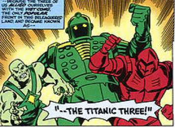 Открытки с Титановым Человеком  Открытки с Титановым Человеком врагом Железного Человека из комиксов.