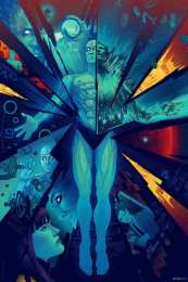 Открытки с Доктором Манхэттеном  Открытки с Доктором Манхэттеном из Хранителей скачать бесплатно.