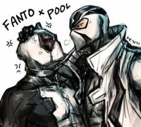 Открытки с Фантомексом Открытки с Фантомексом супергероем из комиксов Вселенной Марвел.