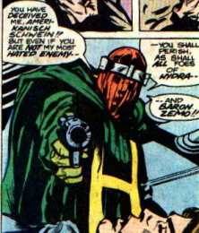 Открытки с Бароном Генрихом Зомо Открытки с Бароном Генрихом Зомо из комиксов Марвел скачать.