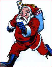 Открытки с Санта Клаусом Открытки с Санта Клаусом из Вселенной ДС скачать бесплатно. 