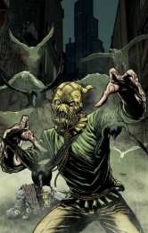 Открытки с Пугалом Открытки с Пугалом злодеем из комиксов про Бетмэна скачать бесплатно.