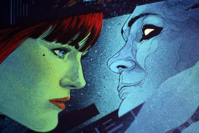 Открытки с Доктором Манхэттеном  Открытки с Доктором Манхэттеном из Хранителей скачать бесплатно.