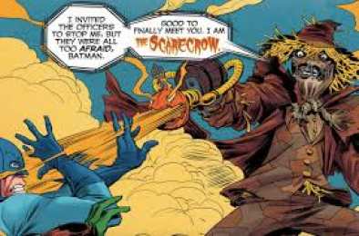 Открытки с Пугалом Открытки с Пугалом злодеем из комиксов про Бетмэна скачать бесплатно.