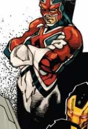 Открытки с Капитаном Британией Открытки с Капитаном Британией из комиксов Марвел скачать.   