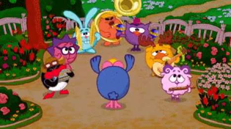 Открытки со Смешариками  Открытки со Смешариками скачать бесплатно. Открытки со Смешариками gif.