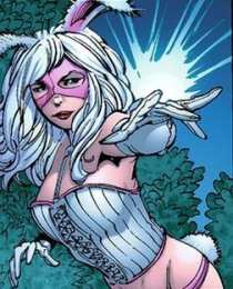 Открытки с Белым Кроликом Открытки со злодейкой из Вселенной комиксов ДС ко Белым Кроликом.