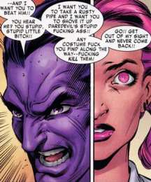 Открытки с Пурпурным Человеком Открытки с Пурпурным Человеком злодеем из комиксов Марвел.  