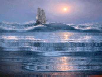 Открытки с волнами  Открытки с волнами скачать бесплатно. Открытки с волнами gif.