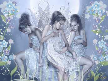 Открытки с нимфами  Открытки с нимфами скачать бесплатно. Открытки с нимфами онлайн.