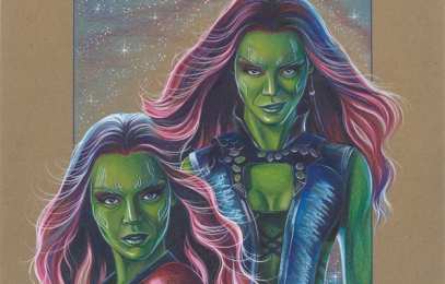 Открытки с Гаморой  Открытки с Гаморой из Стражей Галактики скачать бесплатно.    