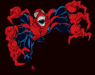 Открытки с Доппельгенгером Открытки с Доппельгенгером врагом Спайдермена из комиксов Марвел.