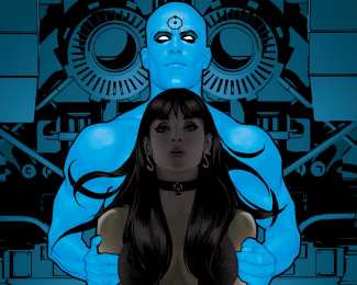 Открытки с Доктором Манхэттеном  Открытки с Доктором Манхэттеном из Хранителей скачать бесплатно.