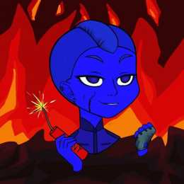 Открытки с Небулой Открытки с Небулой скачать бесплатно. Открытки по комиксам Марвел.