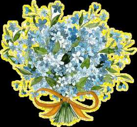 Открытки с незабудками  Открытки с незабудками бесплатно. Открытки с незабудками анимационные.