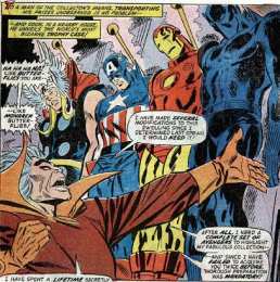 Открытки с Коллекционером Открытки с Коллекционером из серии комиксов от Марвел скачать.