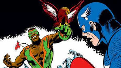 Открытки с Соколом Открытки с Соколом из комиксов про Капитана Америку от Марвел.